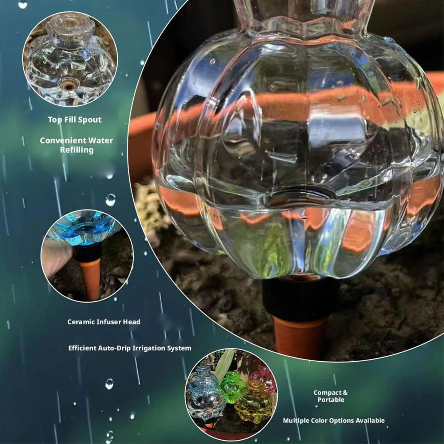 Self-Watering Globe – Automatic Drip Irrigation for Plants