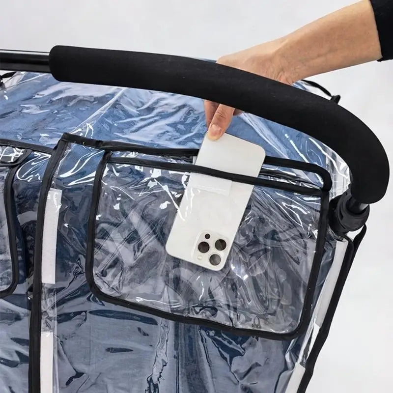 EVA Stroller Rain Cover | 360° Waterproof, Breathable & Pocket