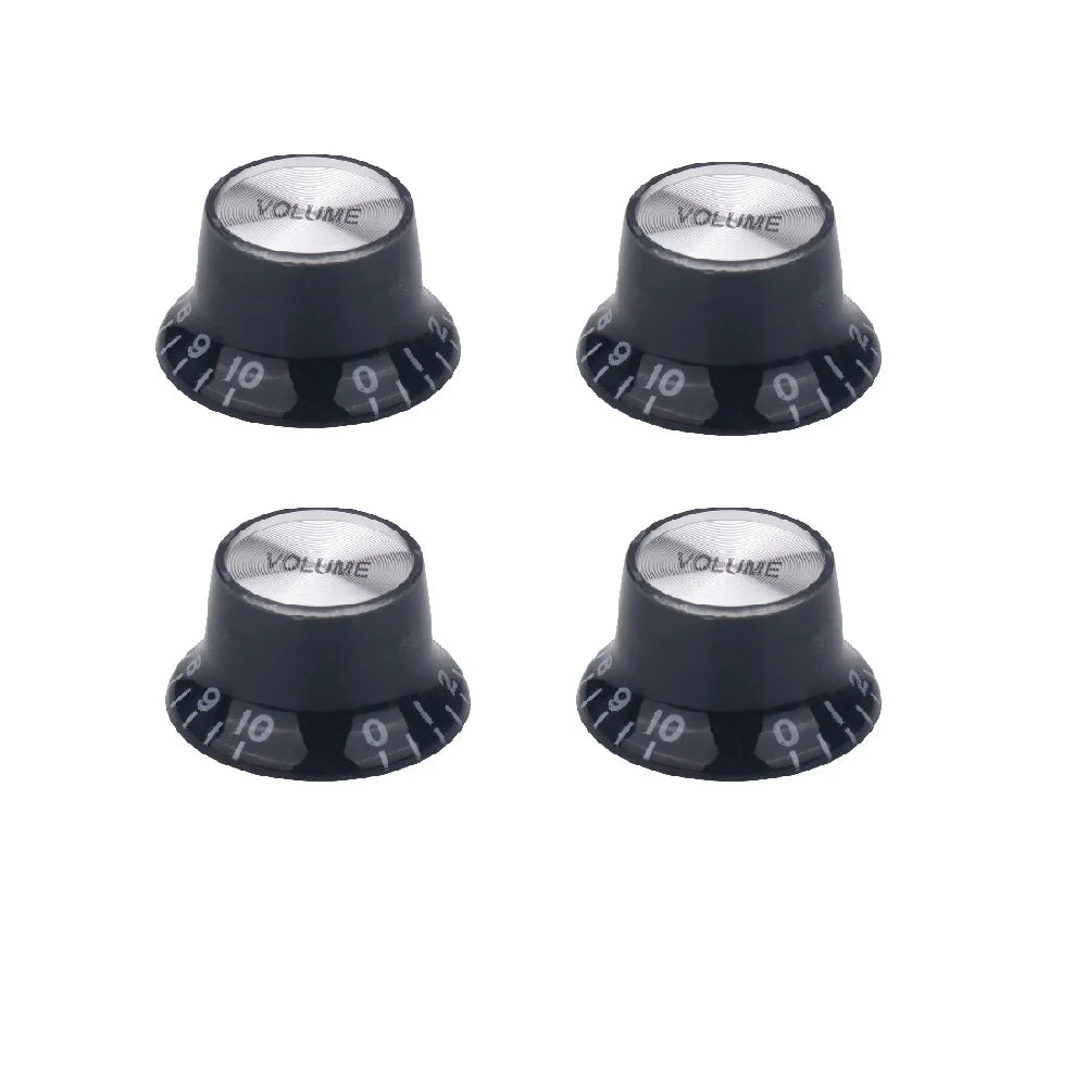 Black Gold Hat Volume Tone Knobs LP Electric Guitar Parts