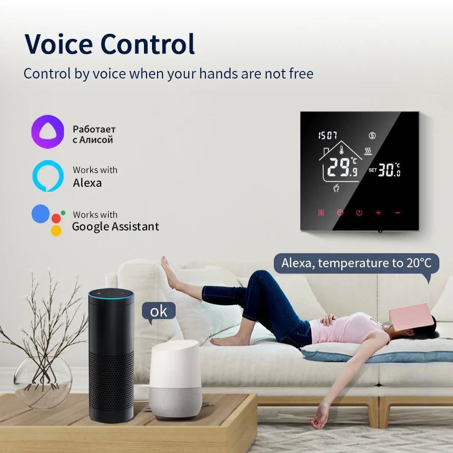 Tuya WiFi Smart Thermostat – Floor Heating & Gas Controller