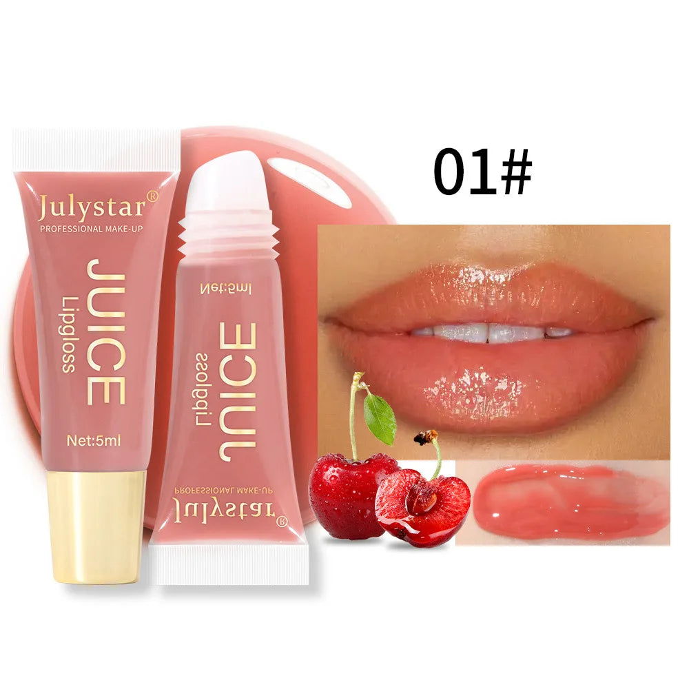 Julystar Nude Plumping Lip Gloss & Fruit Lip Oil – 5ML