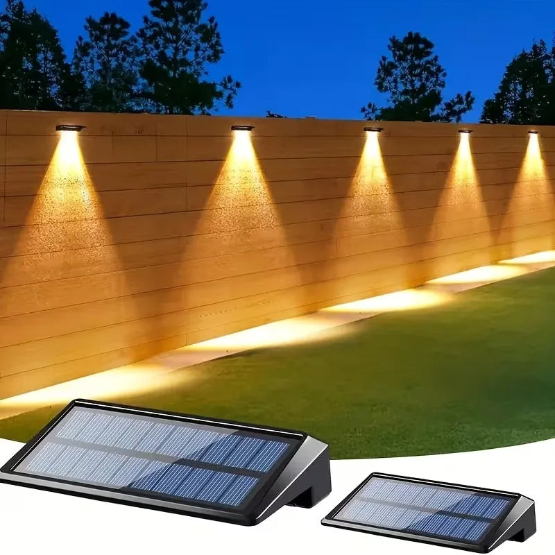 Solar Wall Lights Outdoor IP65 Waterproof – Garden & Pathway