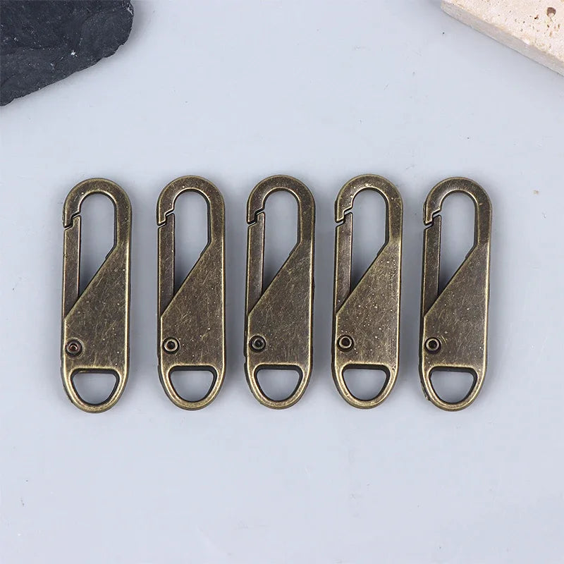 Metal Replacement Zipper Pulls & Cord Extenders – 5/10/20 Pack