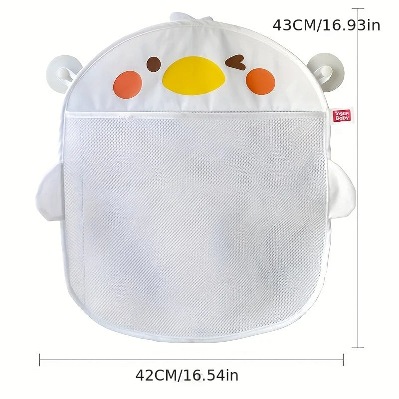 Mesh Baby Bath Toy Organizer Bag with Suction Cups