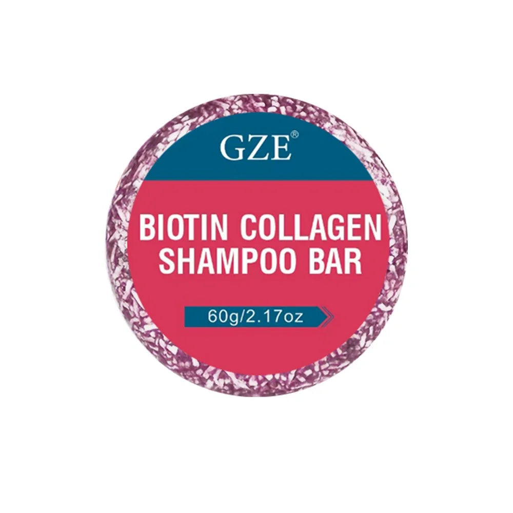 GZE Biotin Collagen Shampoo Bar – Clarifying & Strengthening