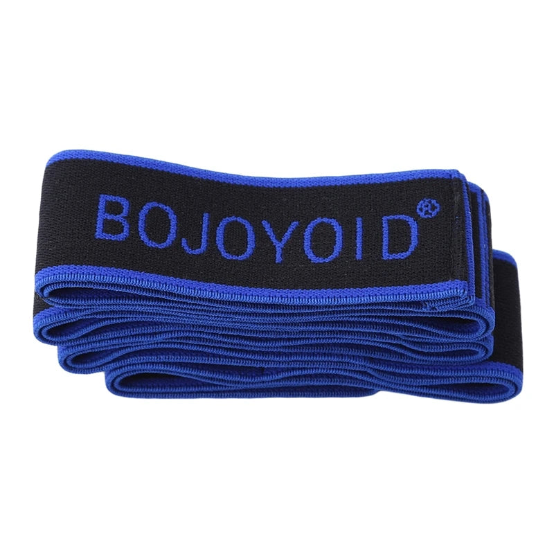 8-Section Digital Display Stretch Belt High Elasticity Yoga Pilates Dance Training Belt Adult Flexibility Exercise Tension Band Peaceful Pleasures Health and Wellness Blue