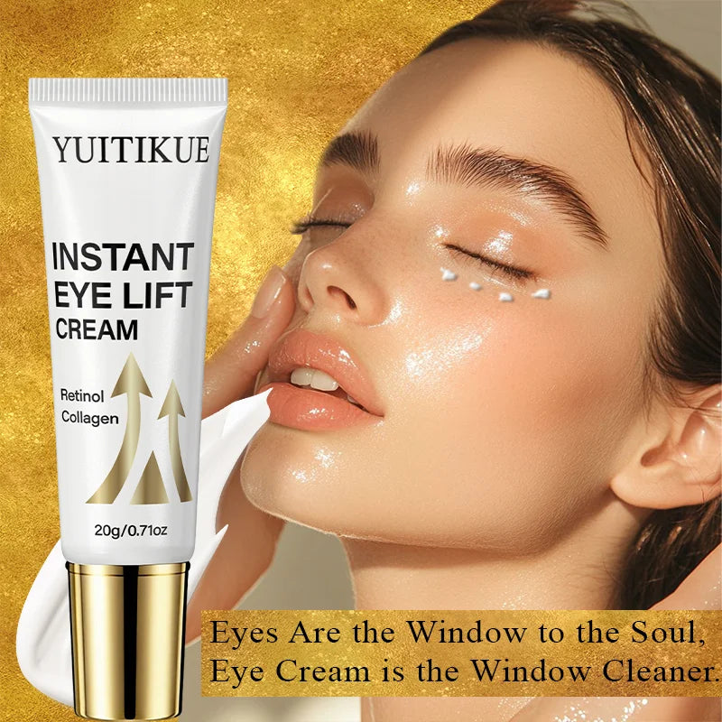 YUITIKUE Instant Eye Lift Cream 20g Retinol & Collagen Formula for Firming, Lifting & Reducing Fine Lines Peaceful Pleasures Health and Wellness