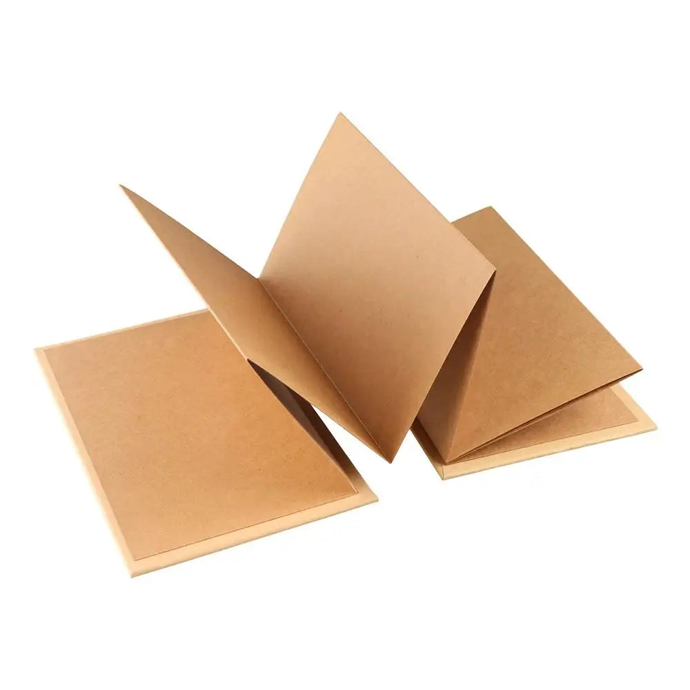 Folding Accordion Photo Album Gift Photocard Kraft Paper Surprised Photo Book Handcrafts Graffiti DIY Surprise Gift Scrapbook Peaceful Pleasures Health and Wellness