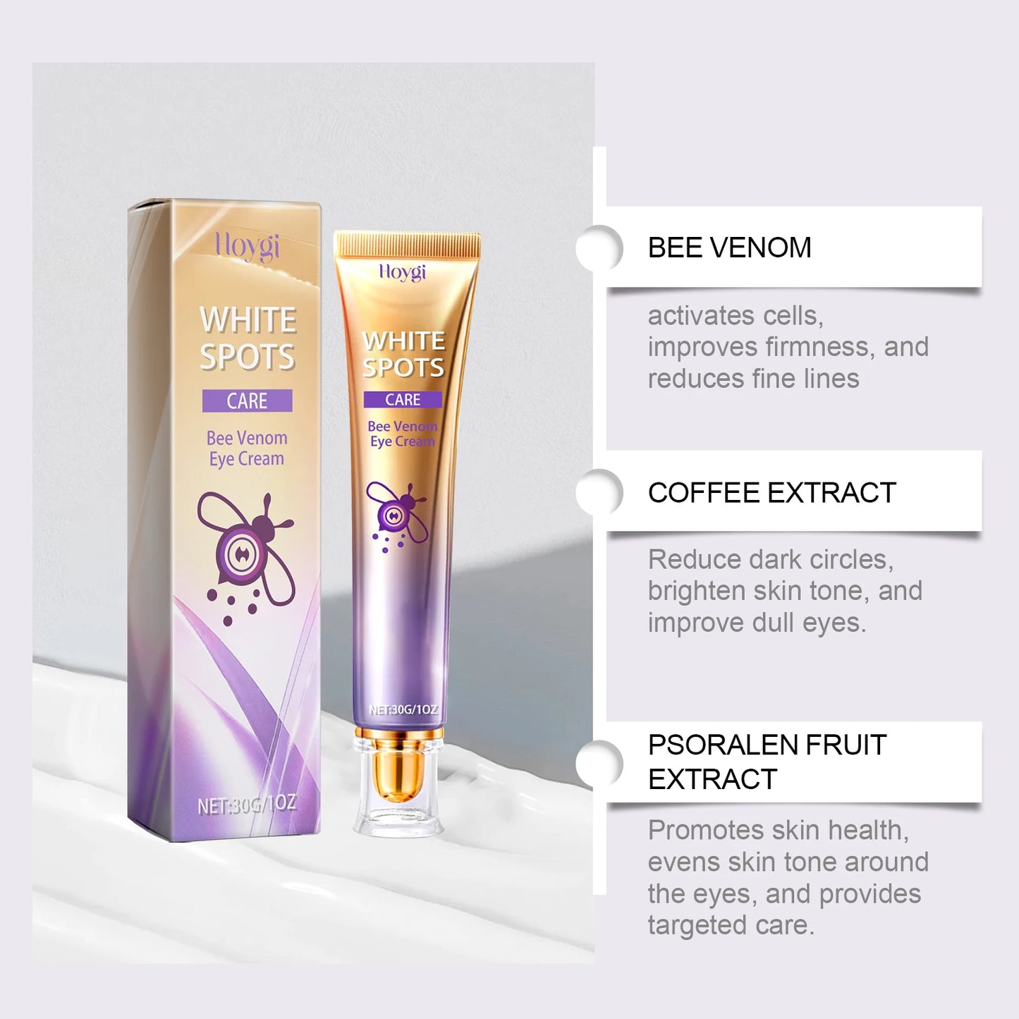 Hoygi Retinol Eye Cream – Bags, Dark Circles & Puffiness