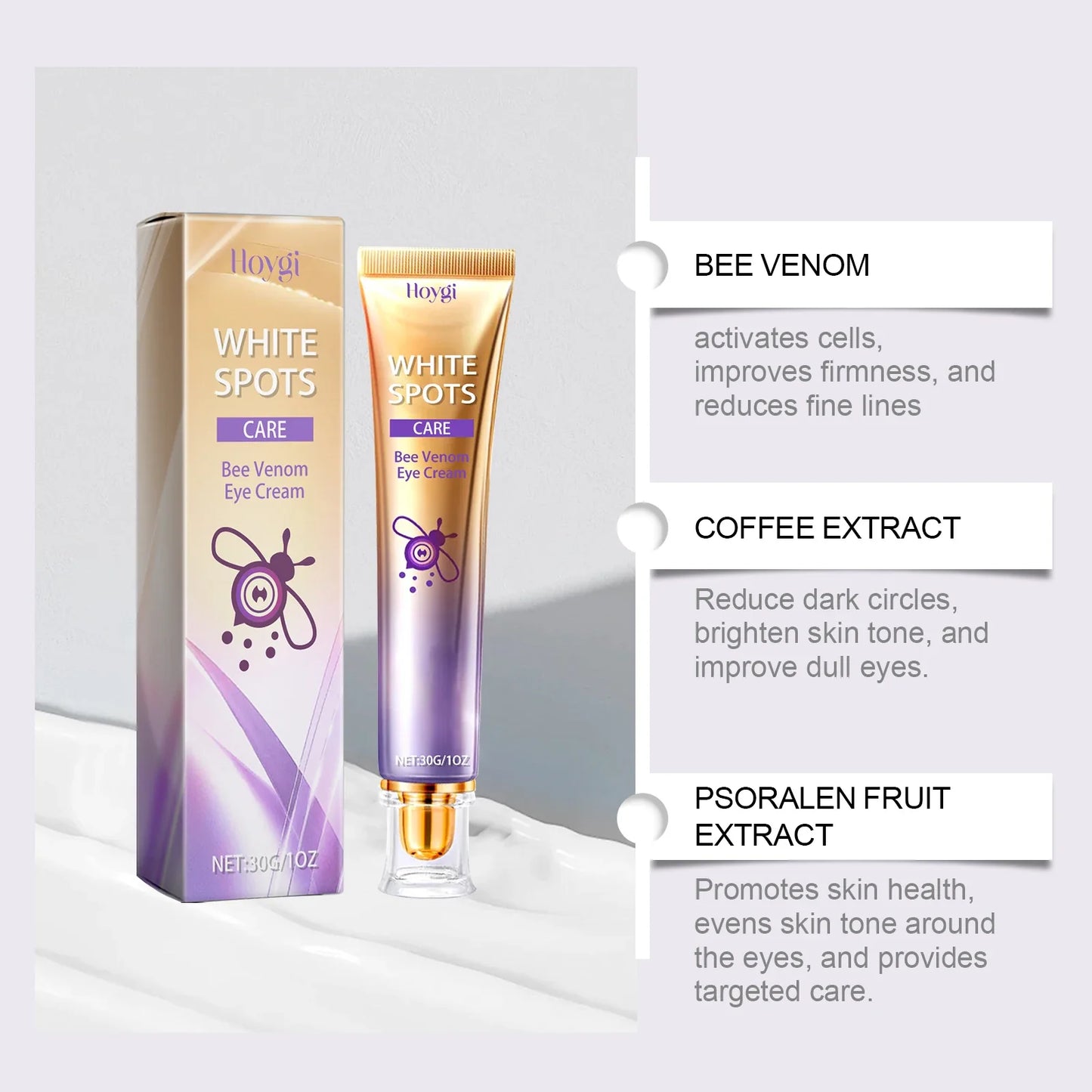 Hoygi Retinol Eye Cream – Firm, Brighten & Moisturize Eyes