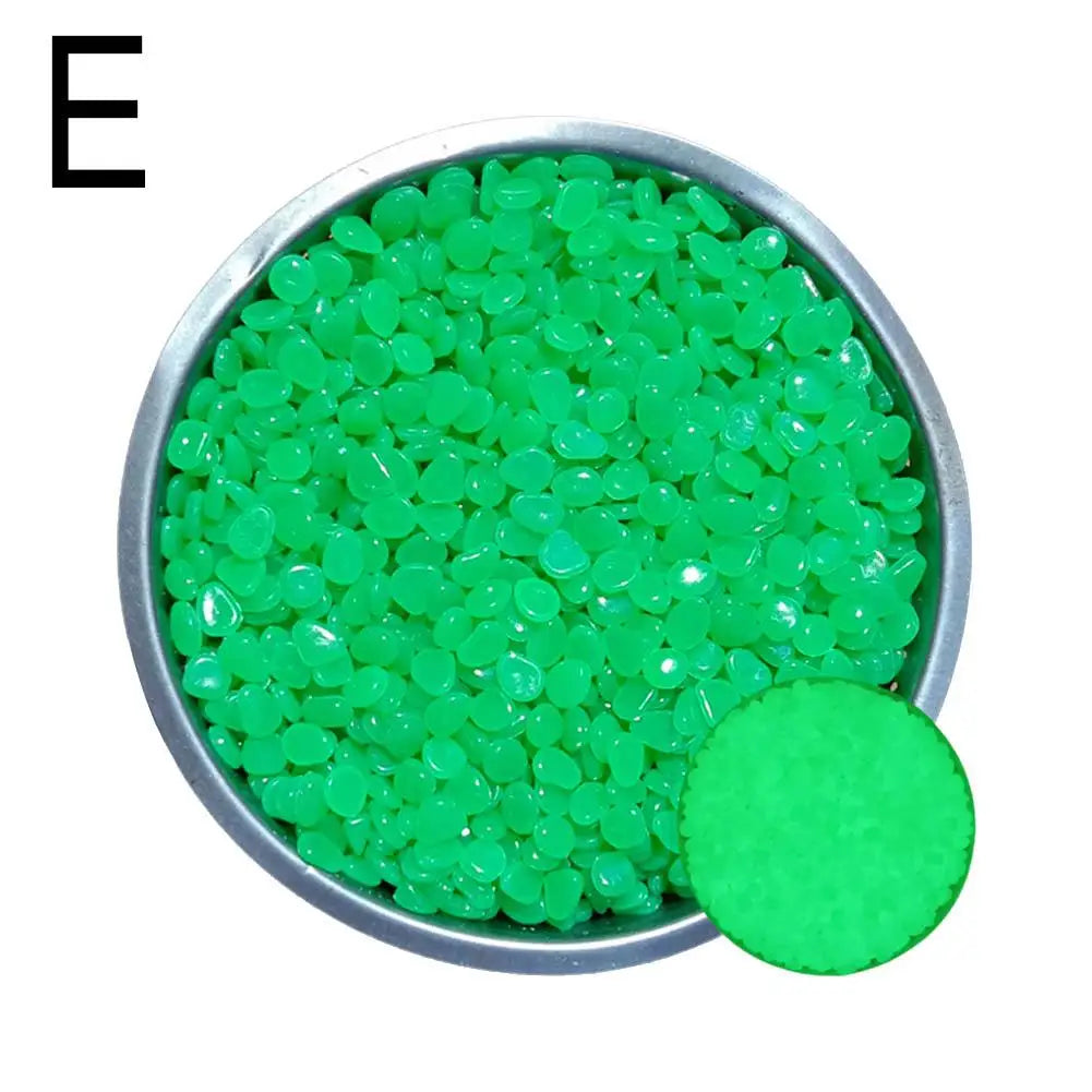 50Pcs Luminous Stones for Fish Tank and Lawn Decoration Peaceful Pleasures Health and Wellness E