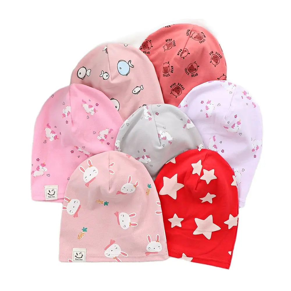 Kids Beanie Hat | Soft Cotton Spring Autumn Boys Girls Ages 1–8