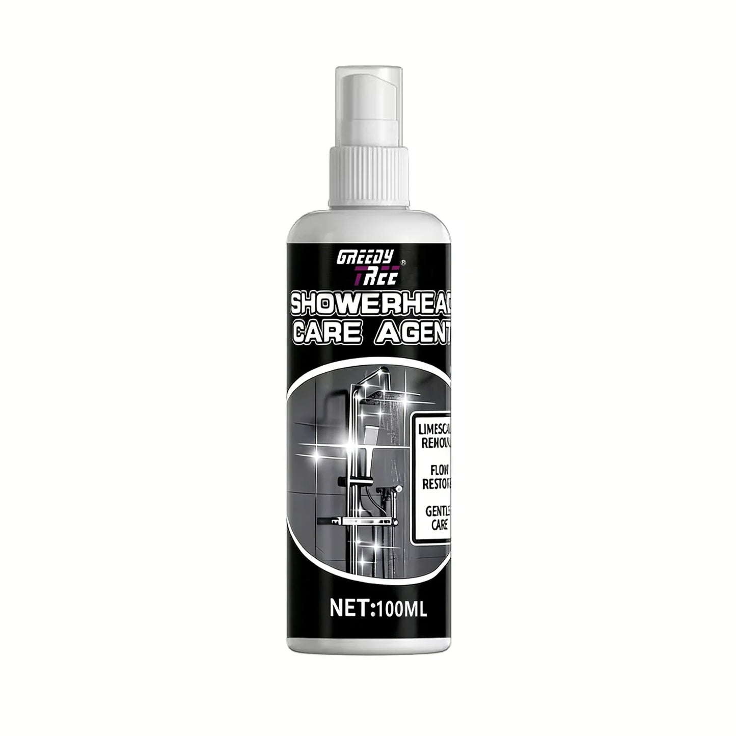 100ml Shower Head Cleaner & Limescale Remover | Restores Flow