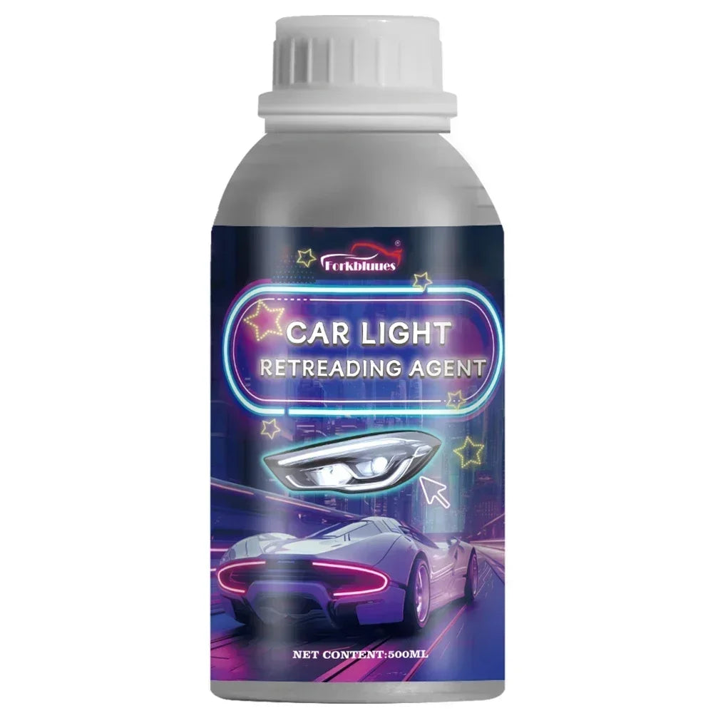 Car Headlights Renovation Polishing Kit Headlight Restoration Kit Workshop Automotive Care Tool 800ML Liquid Polymer Evaporator Peaceful Pleasures Health and Wellness 800ml no tool