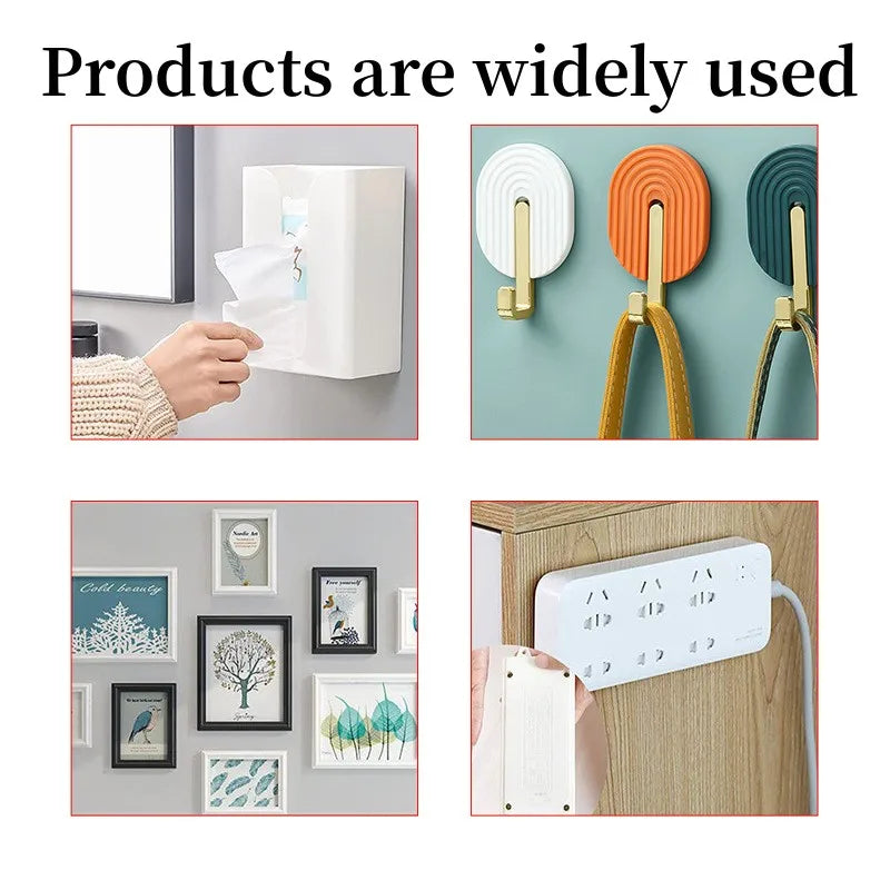 Damage-Free Picture Hanging Strips – 12 Pairs Medium Size