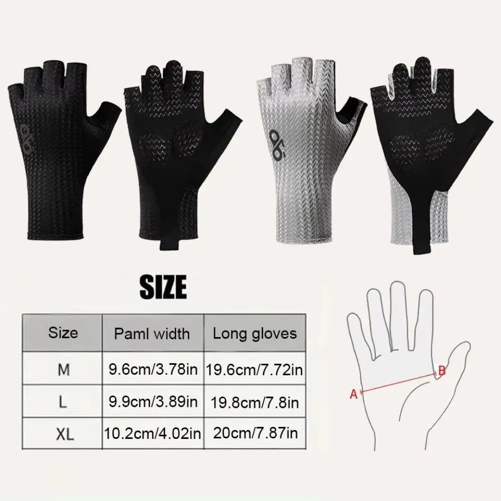 Summer Breathable Cycling Gloves – Anti-Slip Half Finger