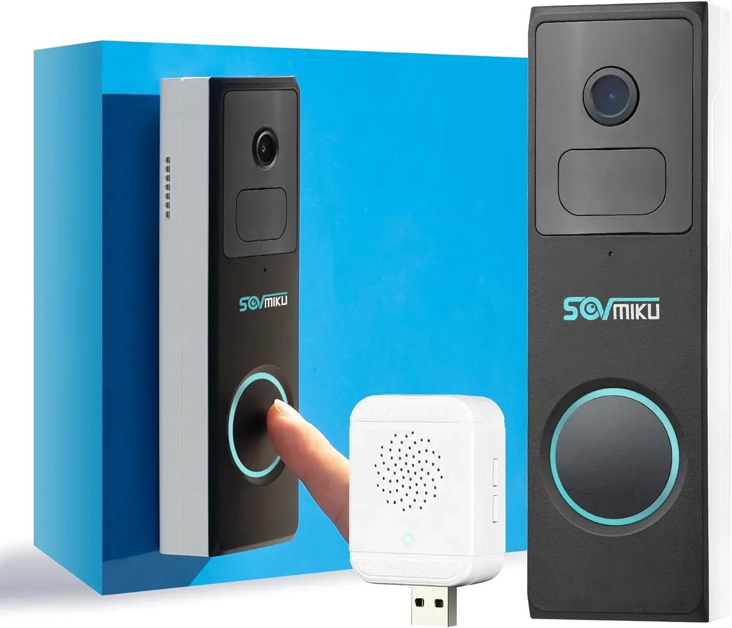 Wireless Video Doorbell with Alexa, 1-Year Battery, Waterproof, Human Detection, Two-Way Audio, Easy Setup Peaceful Pleasures Health and Wellness United States