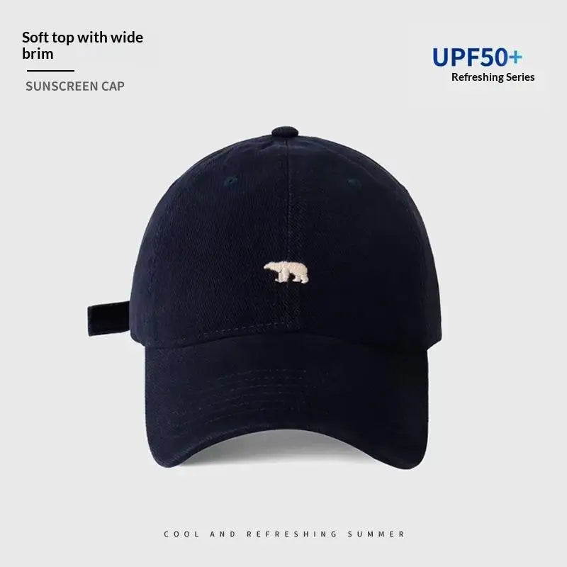 Unisex Bear Design Baseball Cap – Adjustable Soft Curved Brim