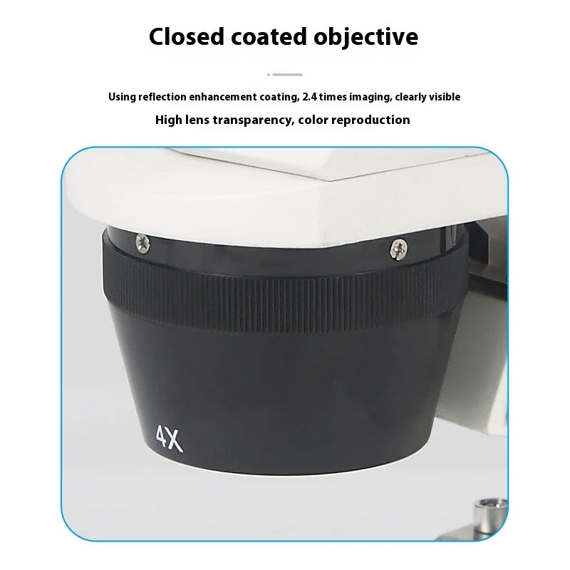 Stereoscopic Microscope with Two Levels of Magnifying Glass and Variable Magnification 20X40X Peaceful Pleasures Health and Wellness