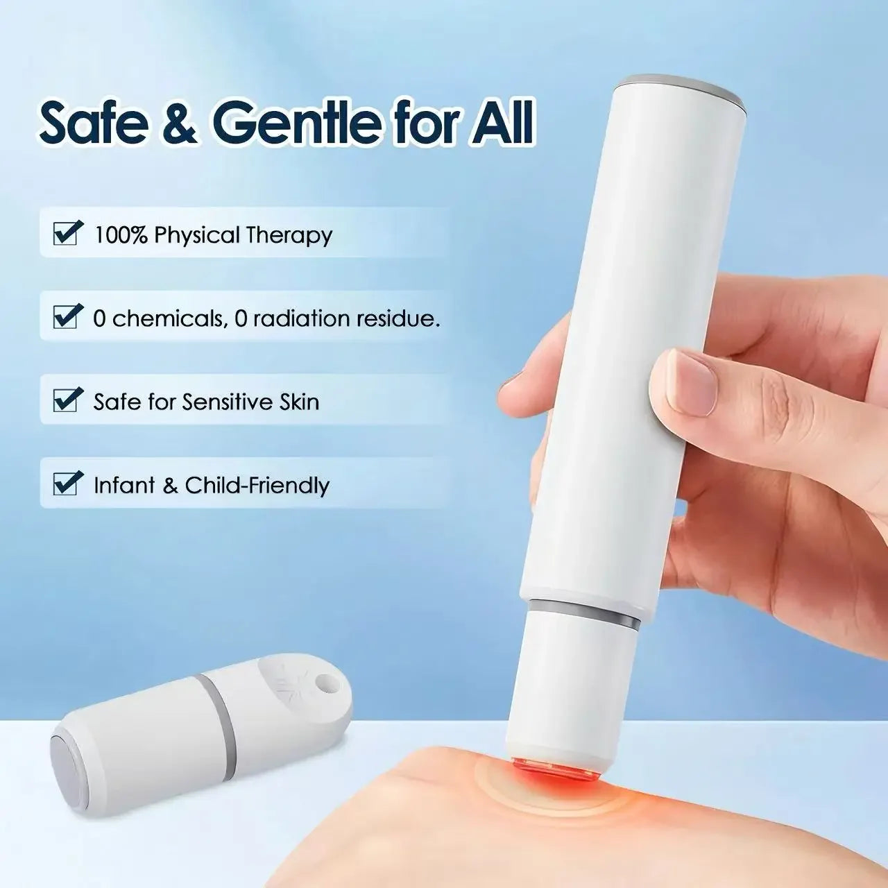Electric Insect Bite Relief Device USB Rechargeable Portable Itch Relief Pen Physical Anti-Itch Tool for Outdoor Kids Adults Peaceful Pleasures Health and Wellness