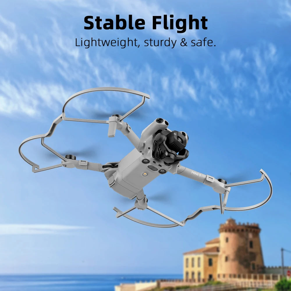Grey ABS Protective Case For DJI MINI 5 PRO Protective Accessories Isolated Paddles Prevent Damage From Foreign Object Impacts Peaceful Pleasures Health and Wellness