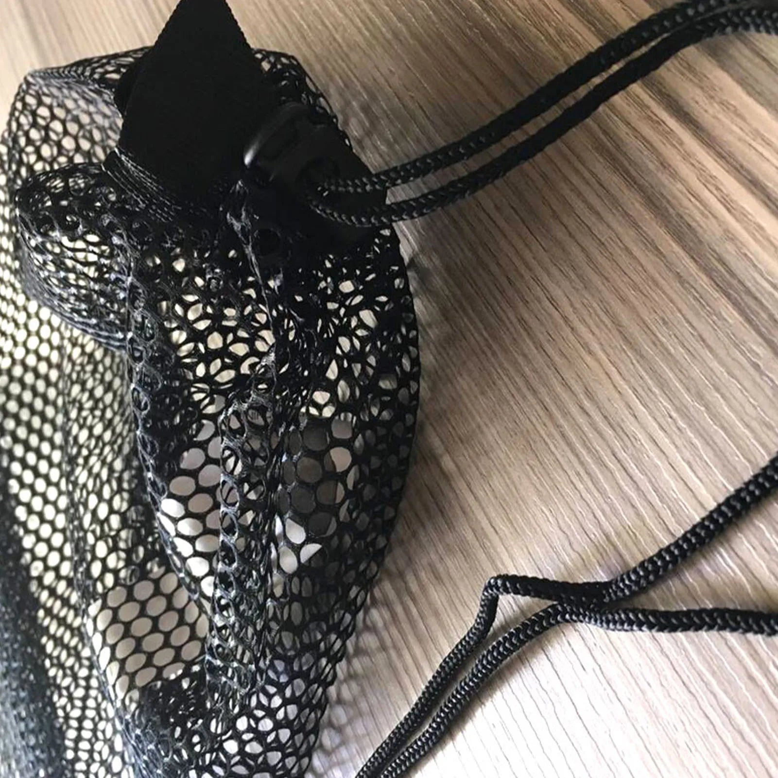 Diving Drawstring Mesh Bag Diving Net Bag with Secure Drawstring Closure for Sports Equipment Gym Beach Peaceful Pleasures Health and Wellness