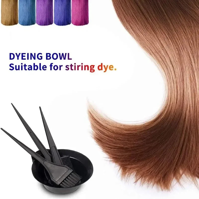 4pc Hair Coloring Kit, Hair Dye Brush, Tools for Hair Coloring Kit–Professional Dyeing Tools Set –Perfect for DIY and Salon Use Peaceful Pleasures Health and Wellness