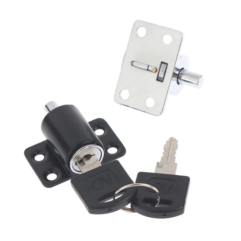 Alloy 2 Keys Sliding Door Window Locks Baby Child Safety Protection Door Security Lock Catches Push-pull Window Limiter Peaceful Pleasures Health and Wellness