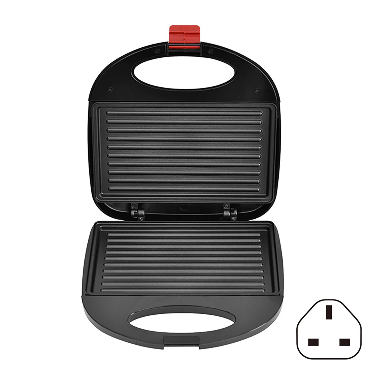750W Non-Stick Sandwich & Waffle Maker Press | Countertop