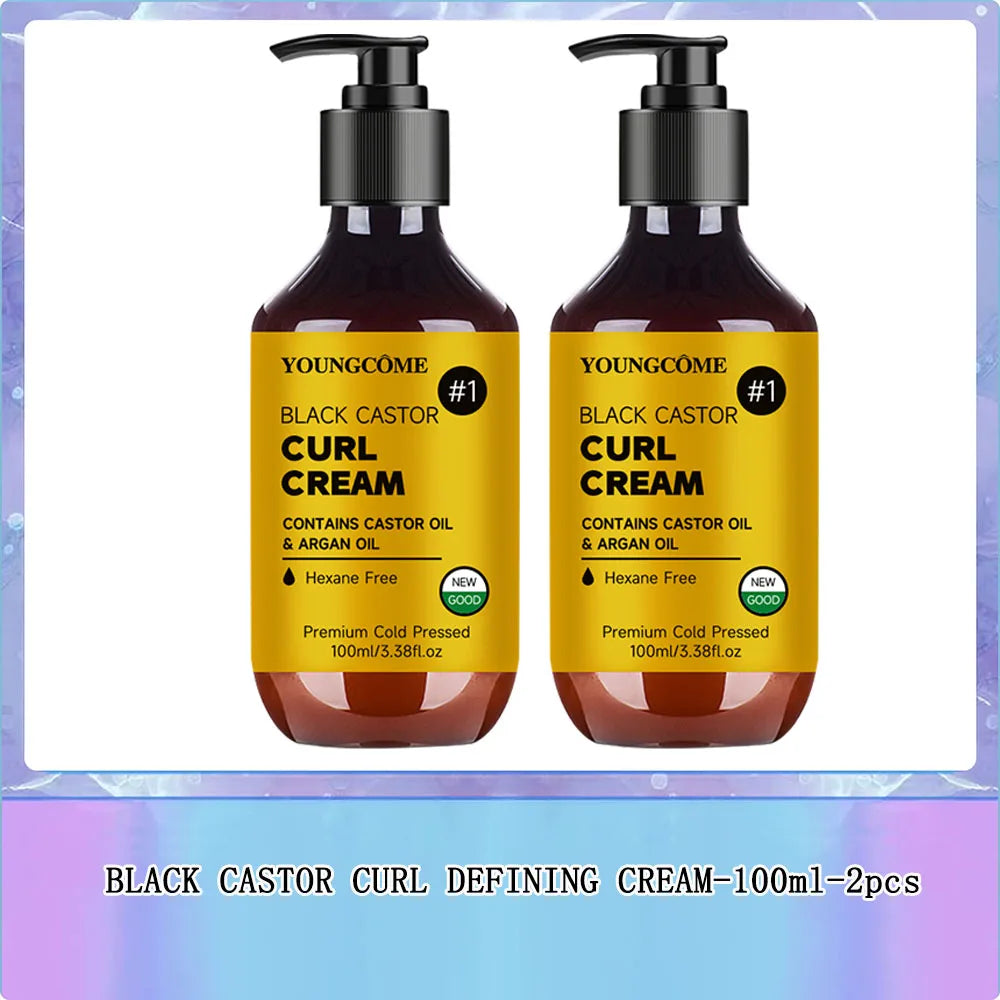 Anti-Frizz Curl Defining Cream – Biotin & Argan Oil | YOUNGCOME