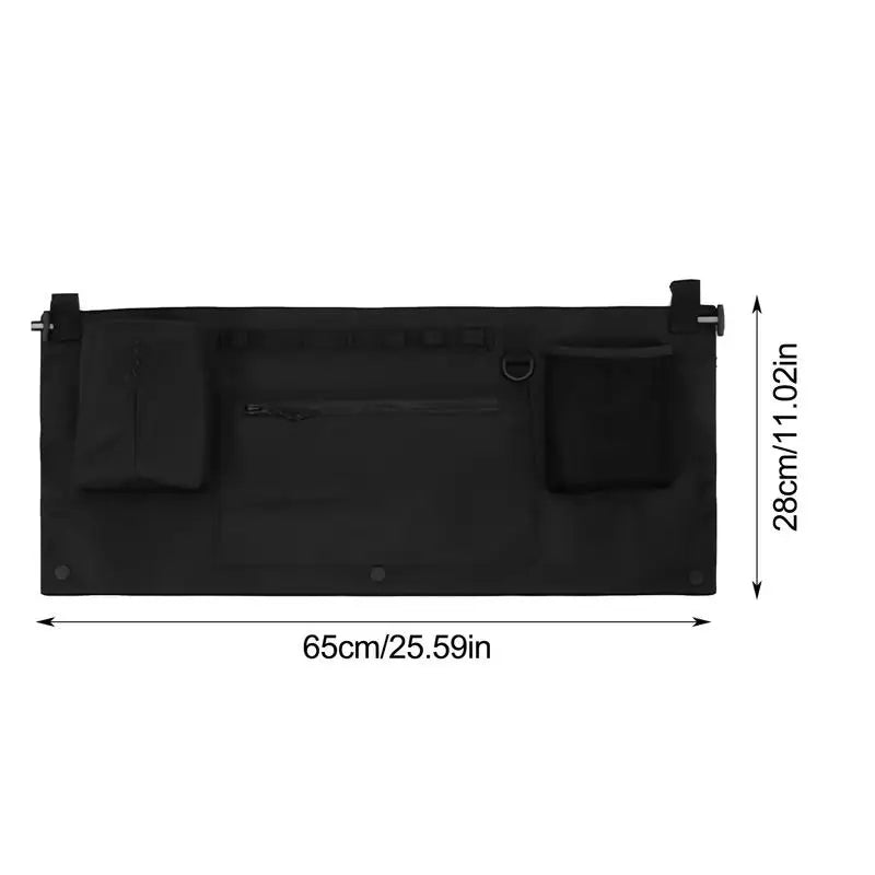 Bedside Storage Pocket Outdoor Camping Bedside Storage Hanger Bunk Bed Rail Organizer Beach Armrest Pouch Versatile For Keys Peaceful Pleasures Health and Wellness