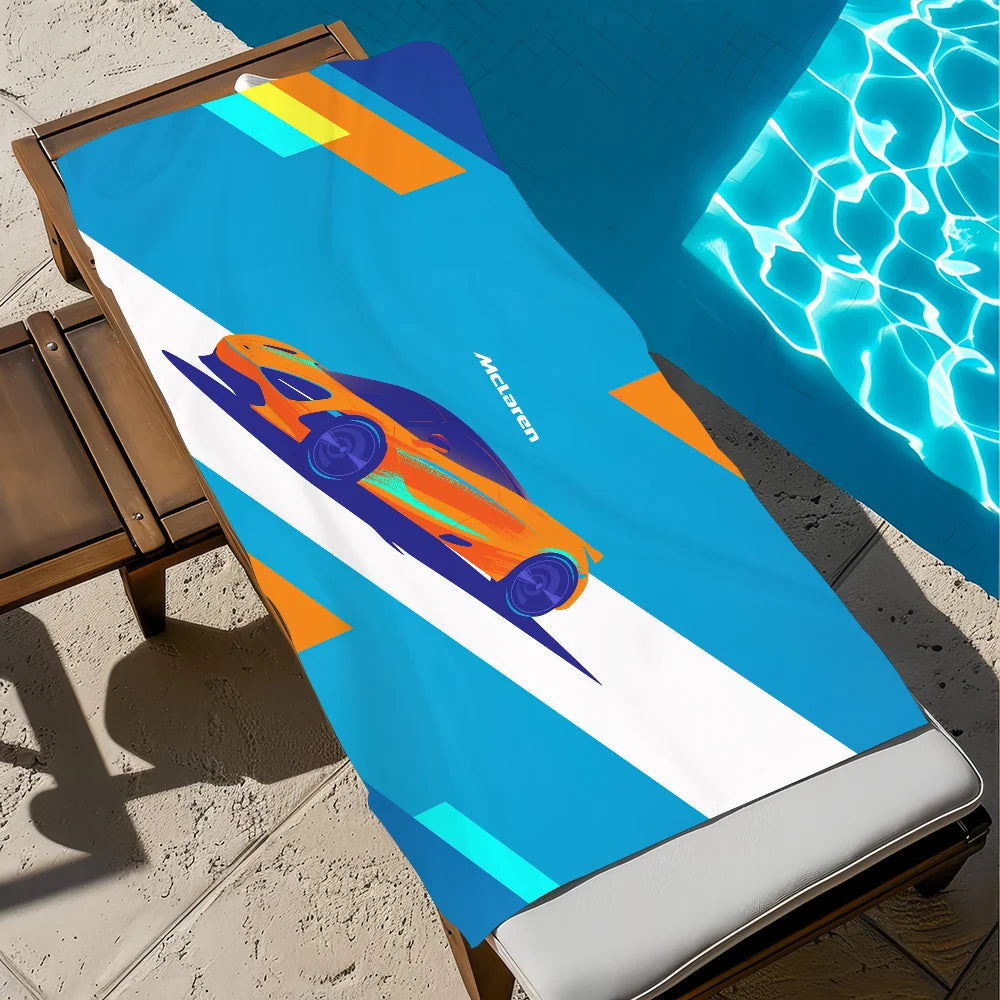 McLaren Racing Logo Quick-Dry Sports Beach Towel | Multi-Size