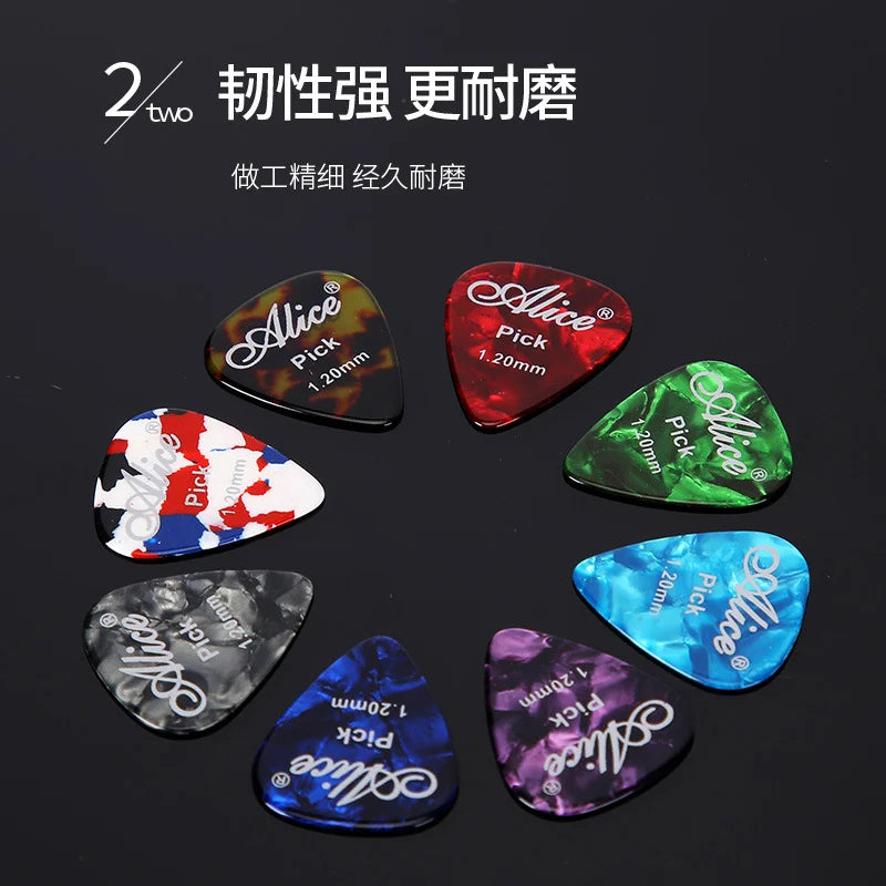 Alice Celluloid Guitar Picks Plectrum Mediator Gauge 0 46 71 81 96 1