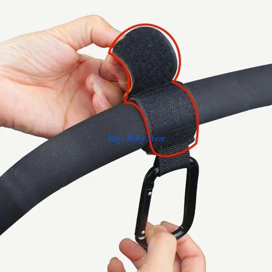 Adjustable Anti-Skid Stroller Hooks | Pram Bag Hangers Stroller Hook Peaceful Pleasures Health and Wellness