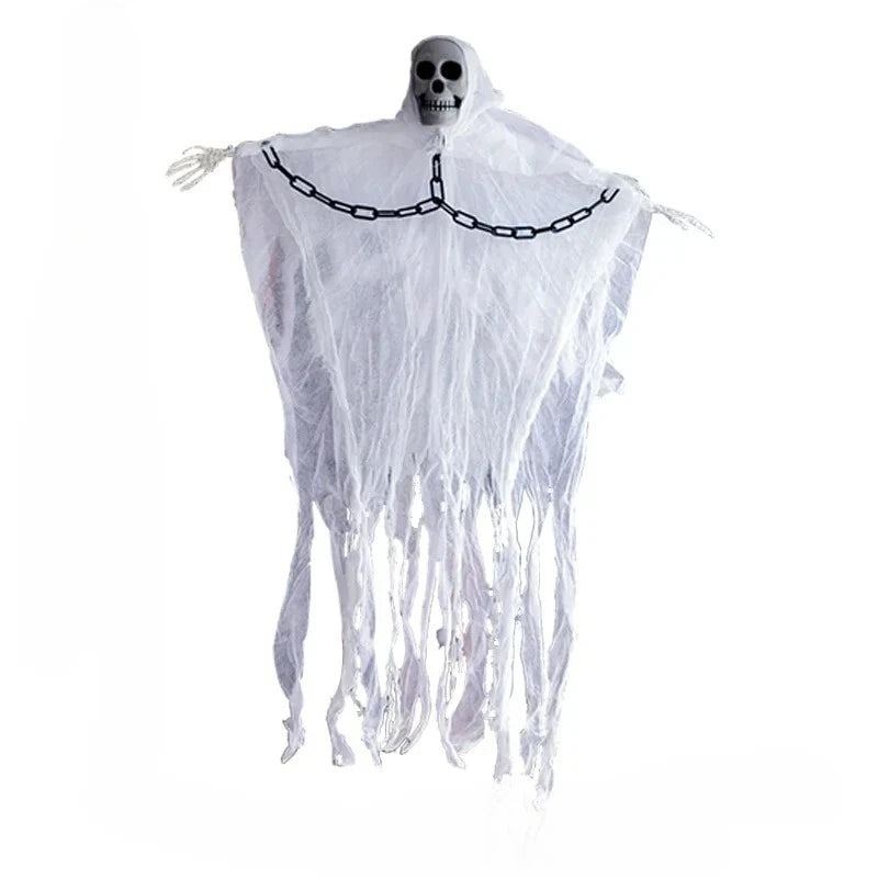 Halloween Hanging Ghost Skeleton Gauze Props – 1/2/4 Pack
