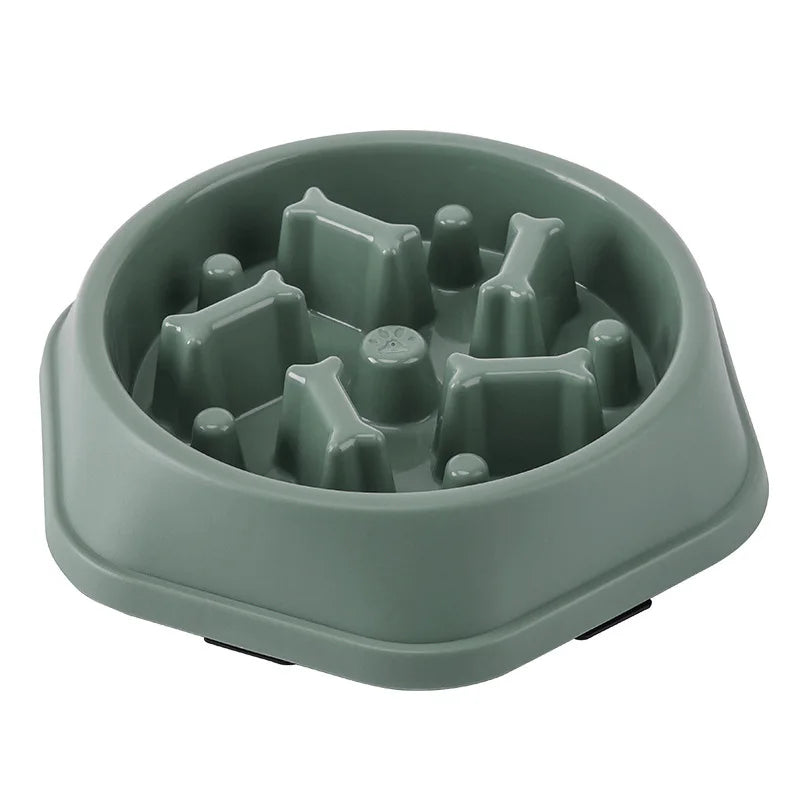 Slow Feeder Dog Bowl | Anti-Slip Maze Puzzle Dish