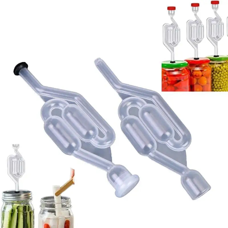 New 2/4Pcs Homebrew Bubble Airlock Carboys Stopper & Fermenter Seal Valve With Food Grade Grommets S-Shape Airlocks Peaceful Pleasures Health and Wellness