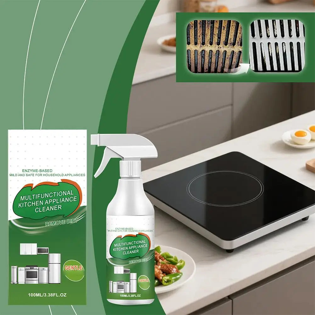 Heavy-Duty Kitchen Degreaser Spray | Oven Stove Fridge