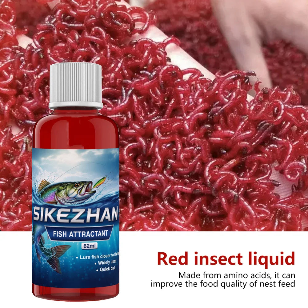 Bloodworm Liquid Fish Attractant Bait Additive – Carp Bass Trout