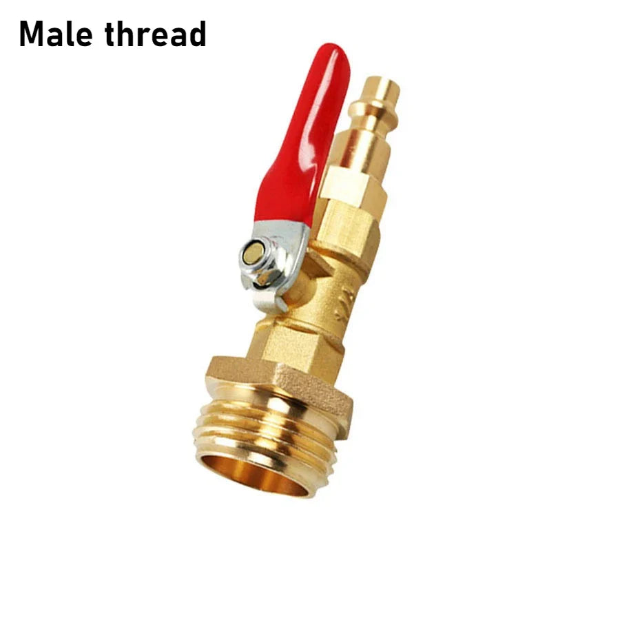 Brass 3/4" Male Thread Quick Connect Fitting – Explosion-Proof