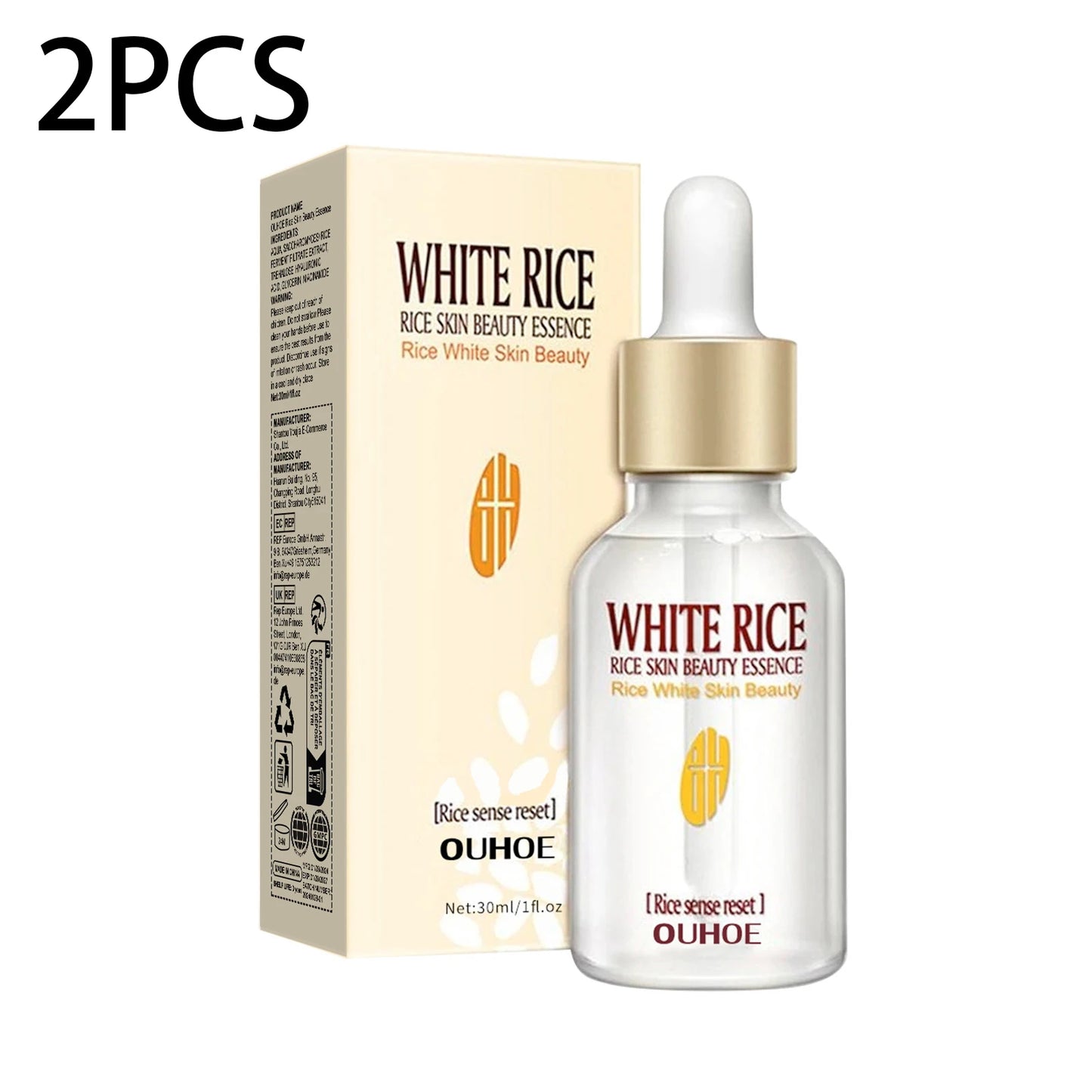 White Rice Face Serum – Brighten, Pore Minimize & Anti-Aging