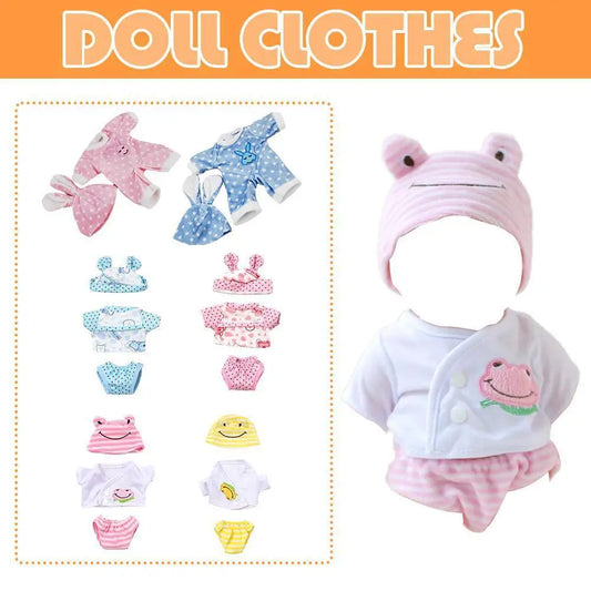 Doll Clothes Cute Rabbit Frog Casual Outfit Simulation Change Suit Peaceful Pleasures Health and Wellness