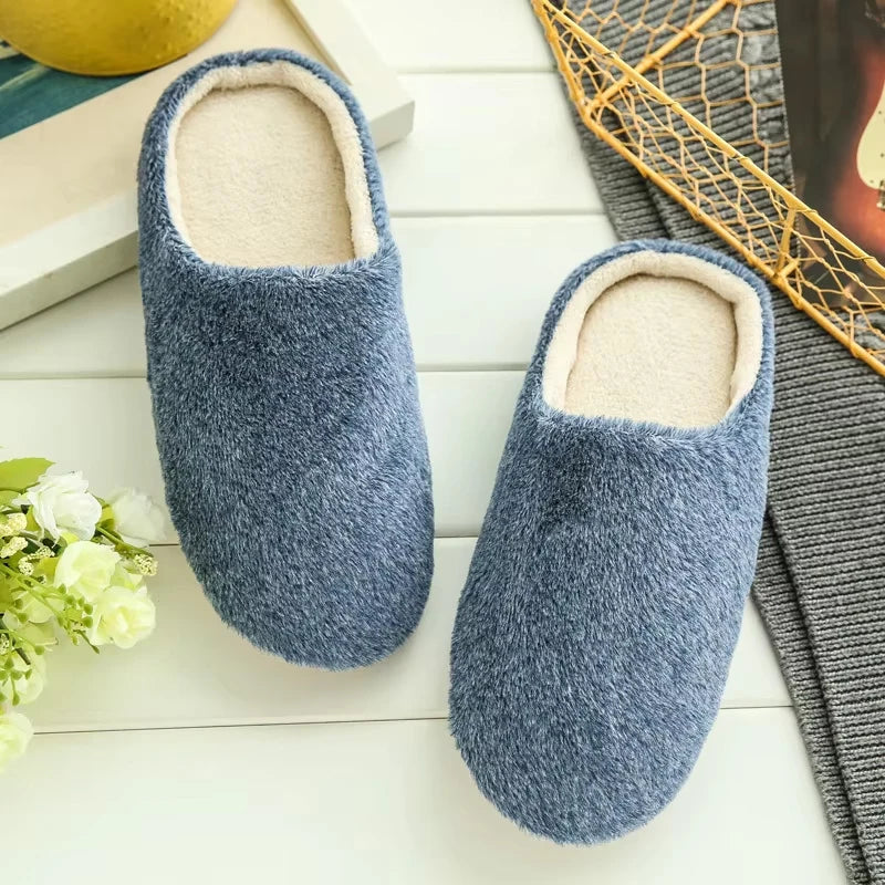 Women's Plush Anti-Slip Indoor Slippers | Warm Winter House Shoes