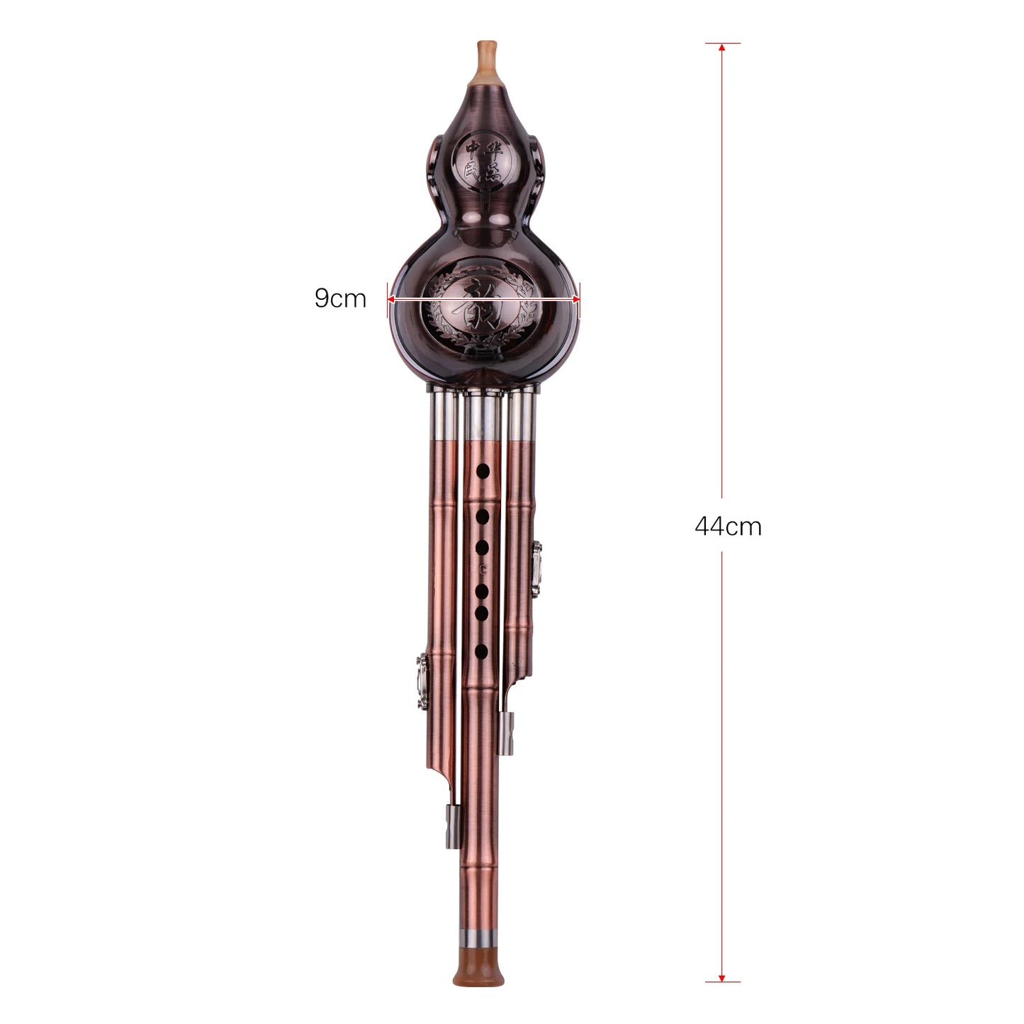 3 Tone C-key Gourd Flute Chinese Traditional Instrument Hulusi