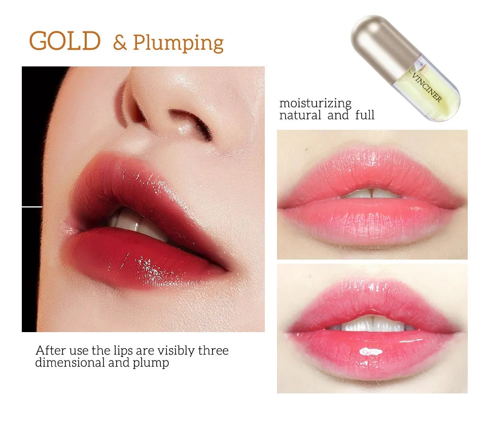 3 fruit lip glaze set + 2 ginger, mint plant lip augmentation liquid, matte matte non-stick cup liquid lipstick Peaceful Pleasures Health and Wellness