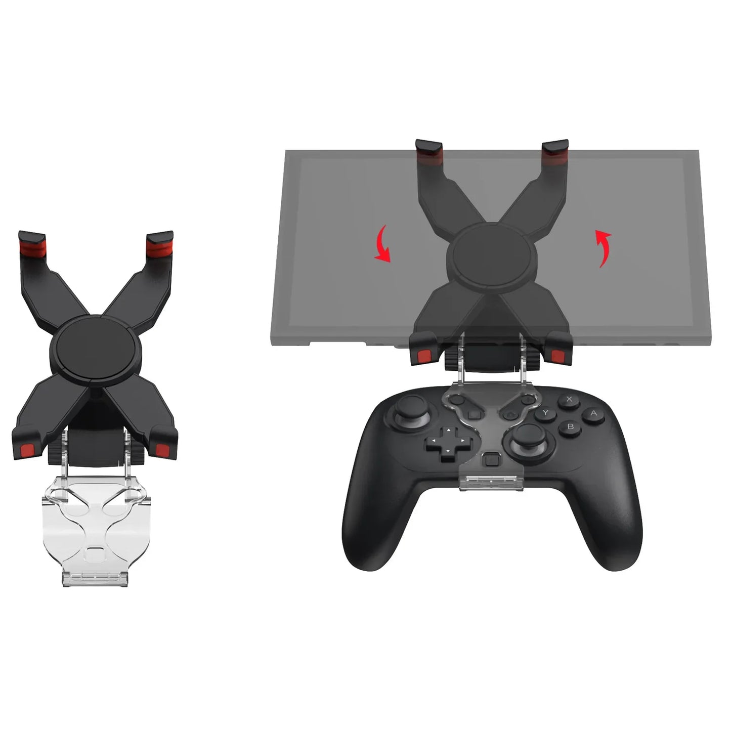 2-in-1 X-Shape Stand Clip for Switch 2 Pro Controller & Phone