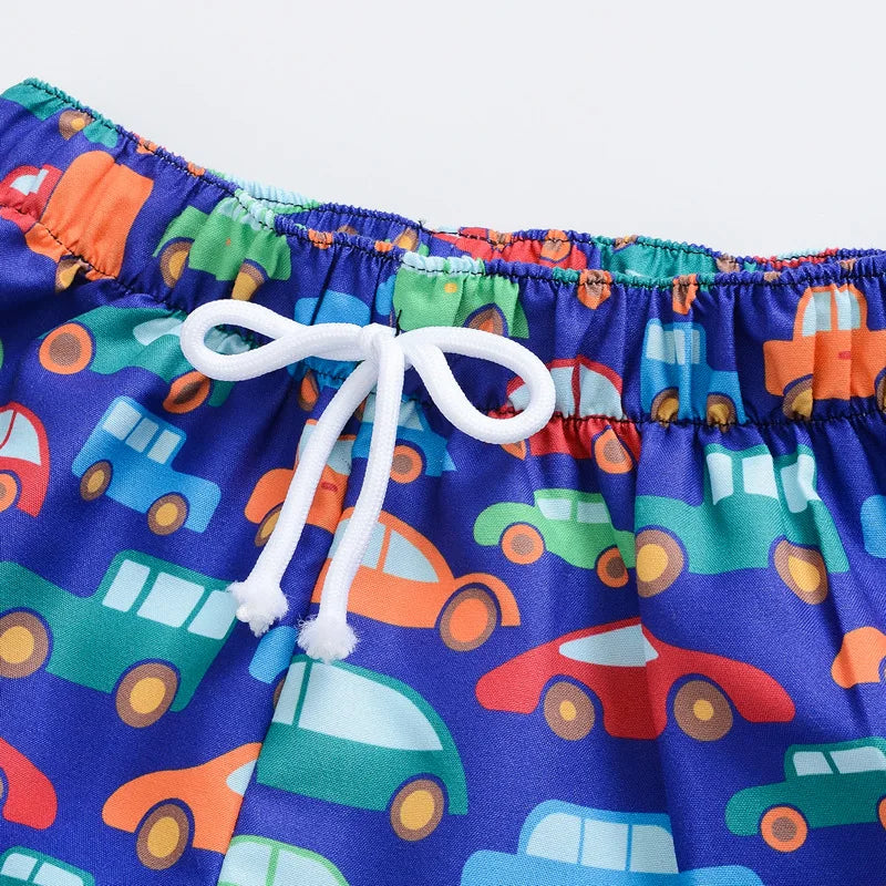 Boys Swim Trunks UPF 50+ Quick-Dry Beach Shorts Kids 3–13Y