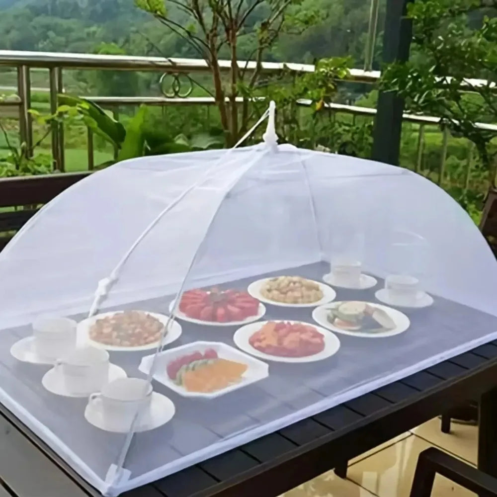 Collapsible Mesh Food Cover – Pop-Up Fly Screen Tent for Outdoors & BBQ Peaceful Pleasures Health and Wellness