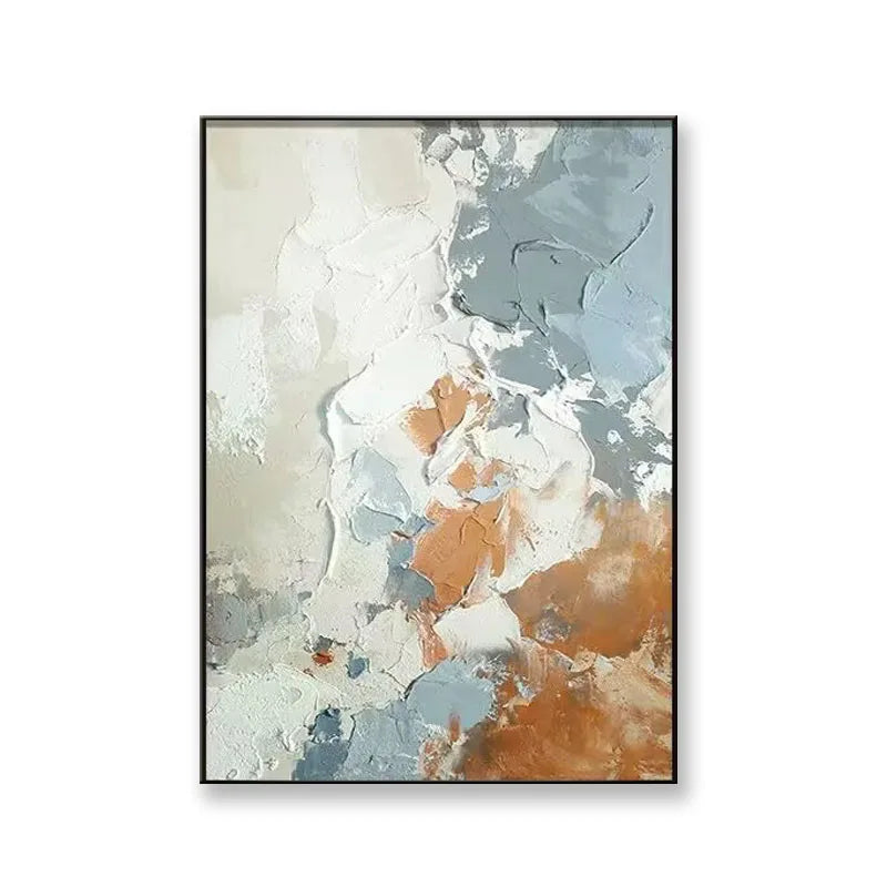 Modern Abstract Thick Oil Painting Handmade On Canvas 3d painting goud Wall Art Poster For Wall Decoration Living Room Entrance Peaceful Pleasures Health and Wellness