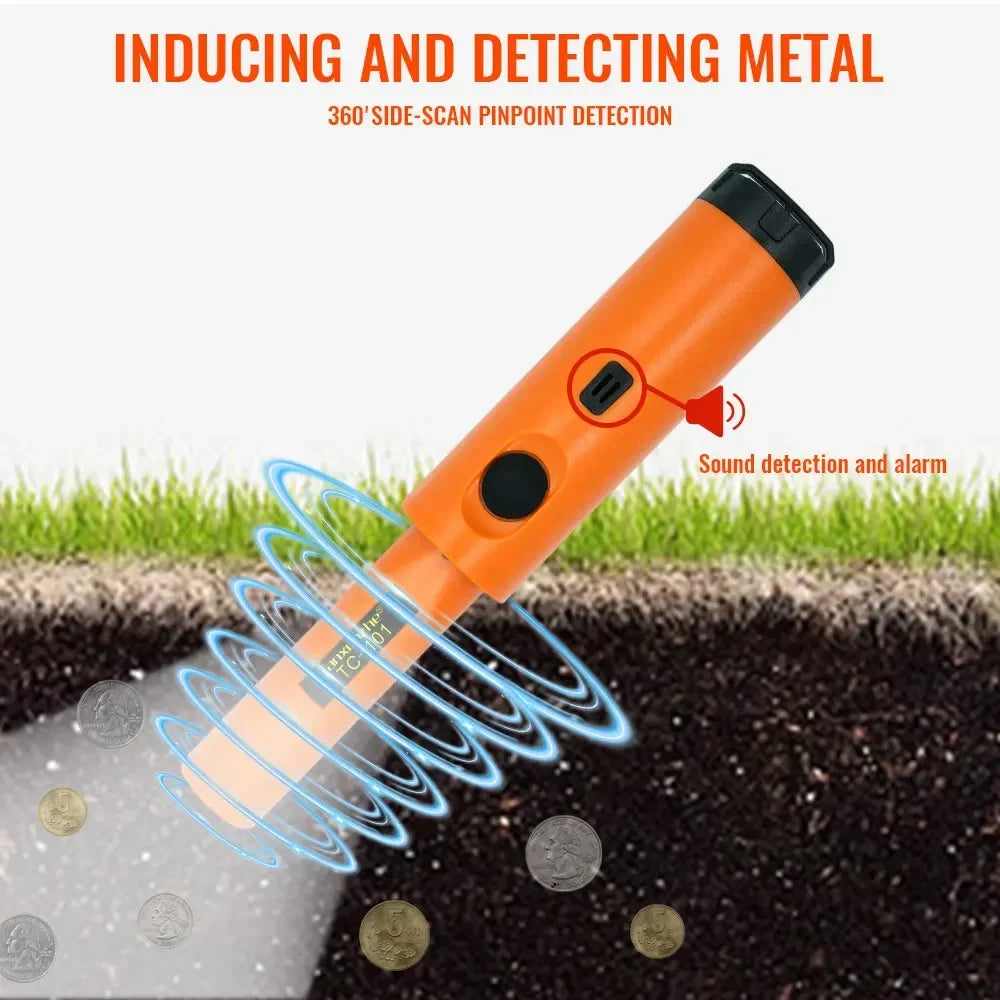 Handheld Metal Positioning Rod Underground Metal Detector TC-101 Handheld 360° High Sensitivity Gold Diggers Detector Rod Peaceful Pleasures Health and Wellness